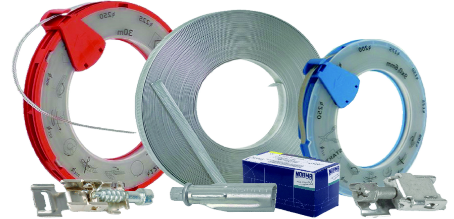 abrazaderas, bandas de acero, sujetadores de plástico, manijas Polonia 02